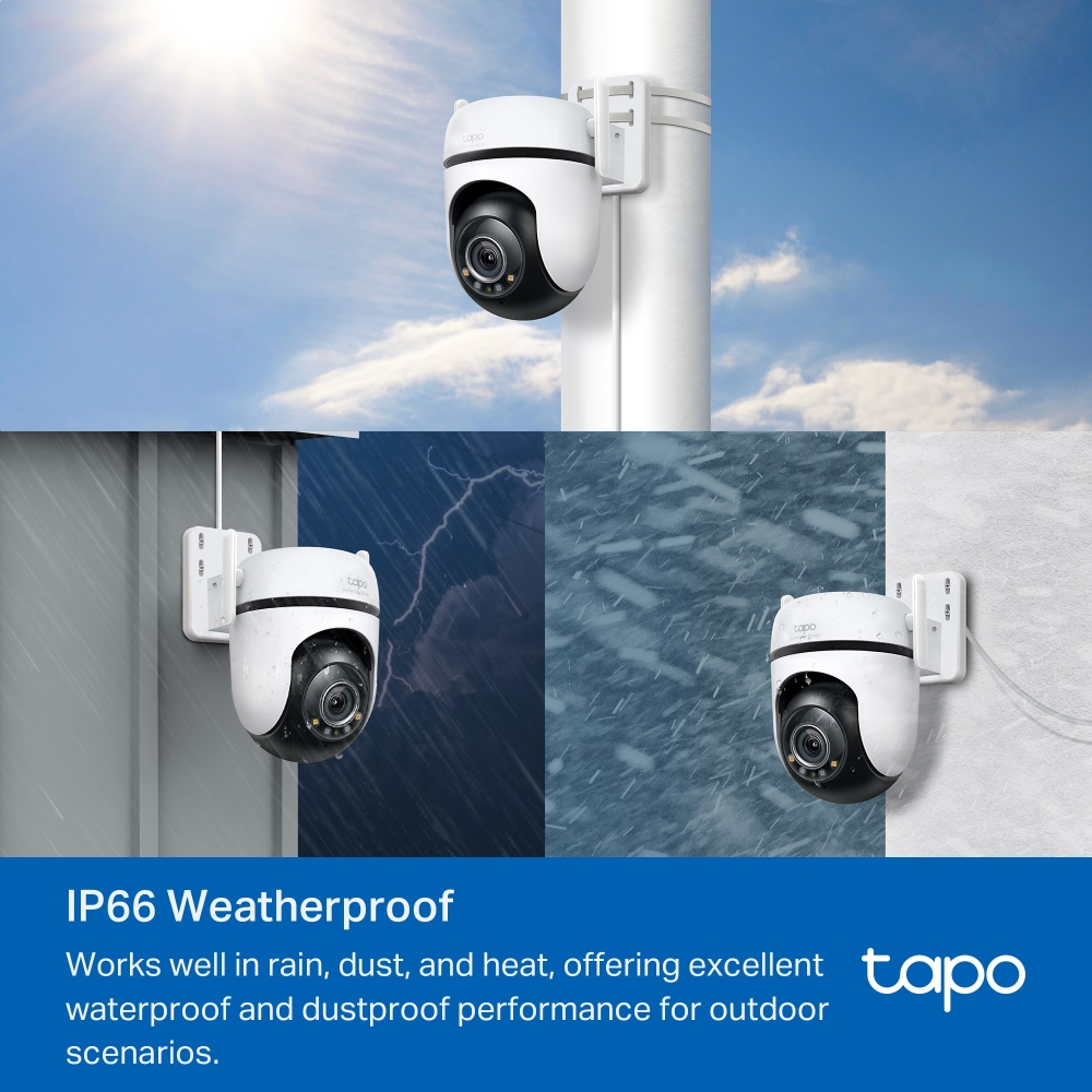 Tapo C520WS Cámara de Vigilancia Wi-Fi para Exteriores con Visión Nocturna a Color y Detección IA Avanzada - Imagen 4